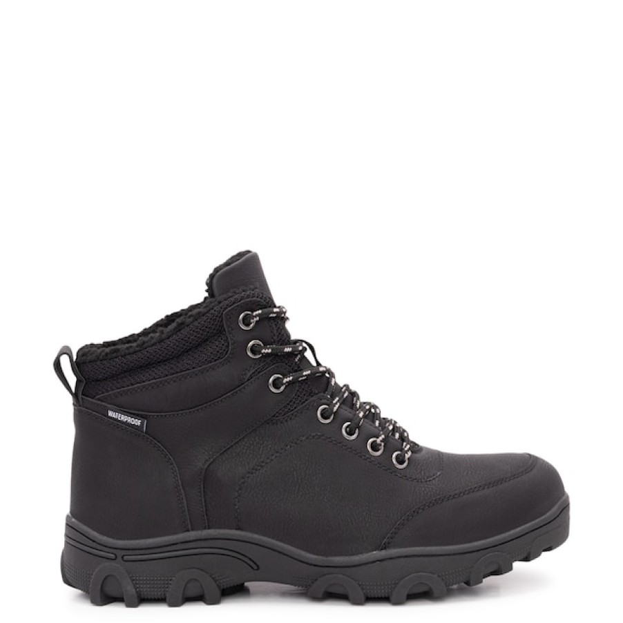 Men Elements Boots | Elements Men'S Waterproof Ice Grip Clip Winter Boot