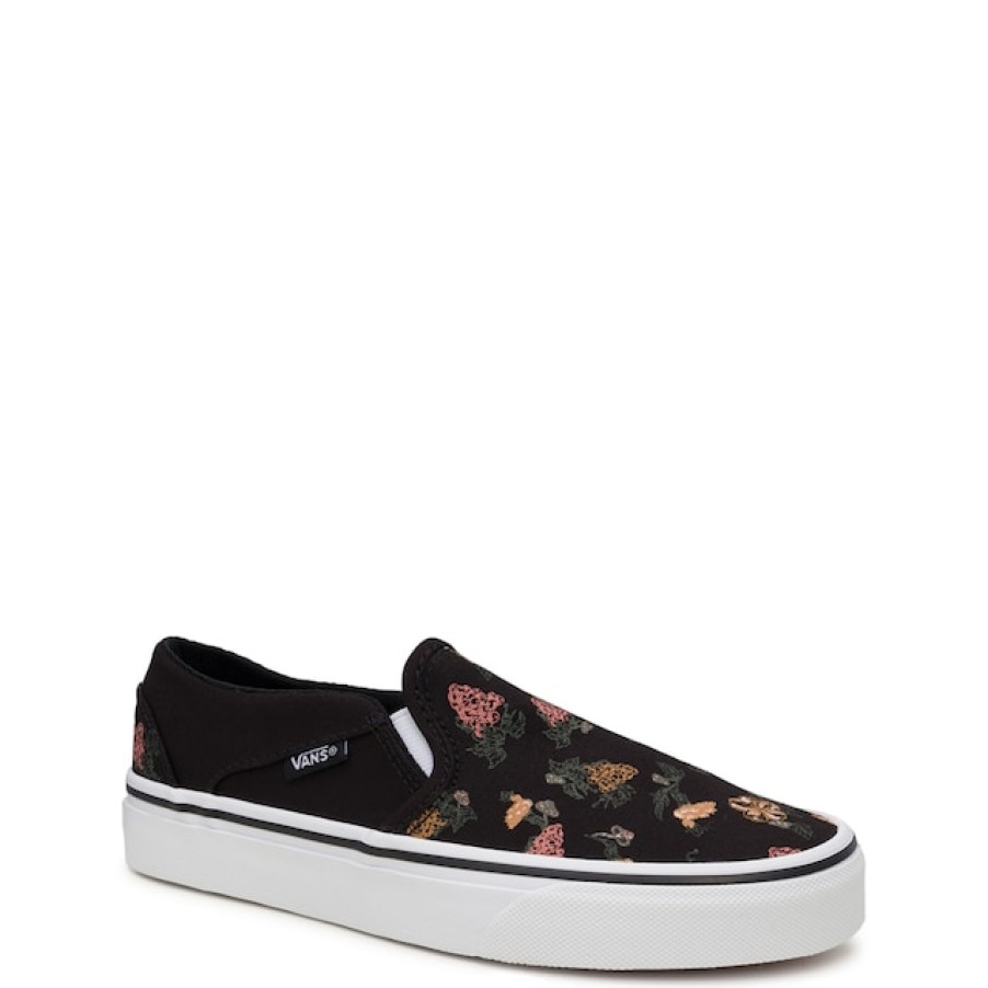 Women Vans Lifestyle & Fashion Sneakers | Vans Women'S Asher Floral Slip-On Sneaker