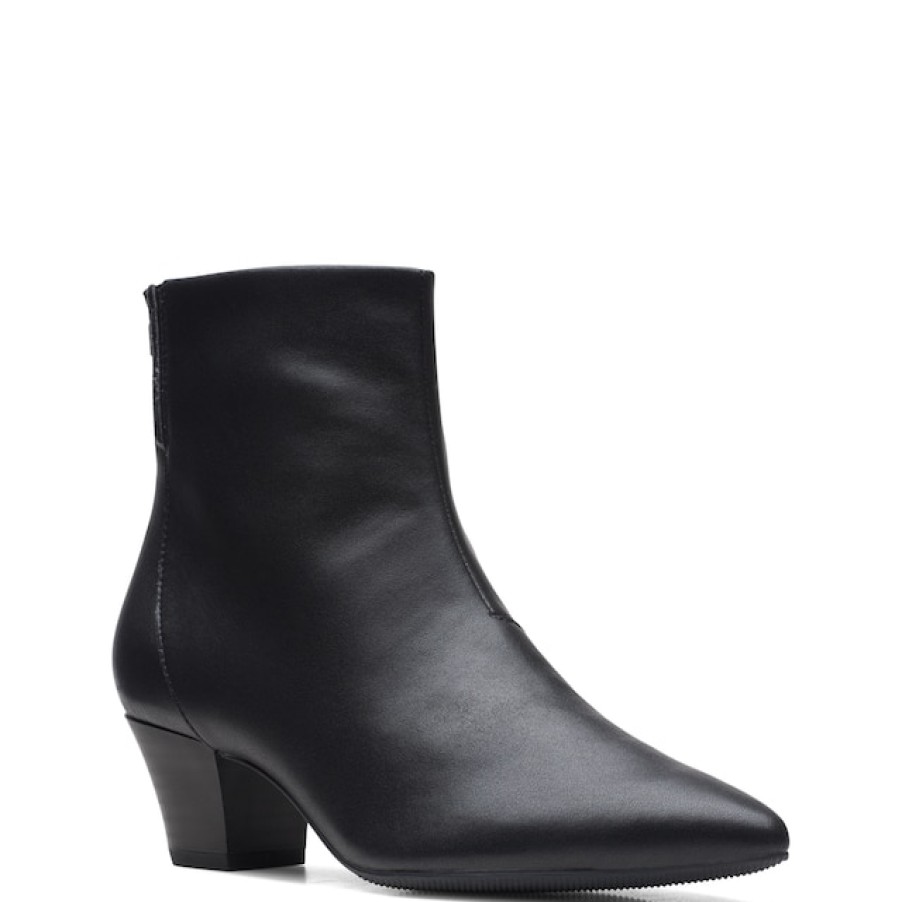 Women Clarks Leather Shoes | Clarks Women'S Teresa Ankle Boot