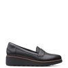 Women Clarks Flats, Loafers & Clogs | Clarks Women'S Sharon Gracie Wedge Penny Loafer