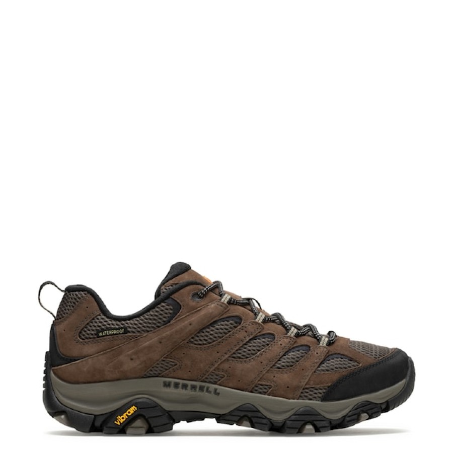 Men Merrell Hiking & Trail | Merrell Men'S Moab 3 Low Waterproof Hiking Sneaker