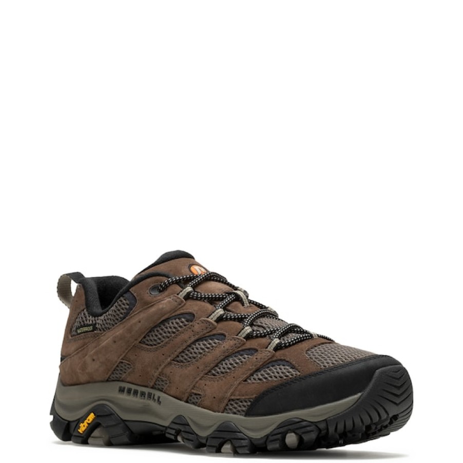 Men Merrell Hiking & Trail | Merrell Men'S Moab 3 Low Waterproof Hiking Sneaker