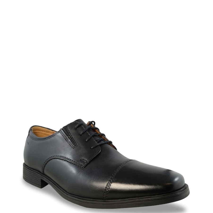 Men Clarks Dress Shoes | Clarks Men'S Tilden Wide Width Oxford