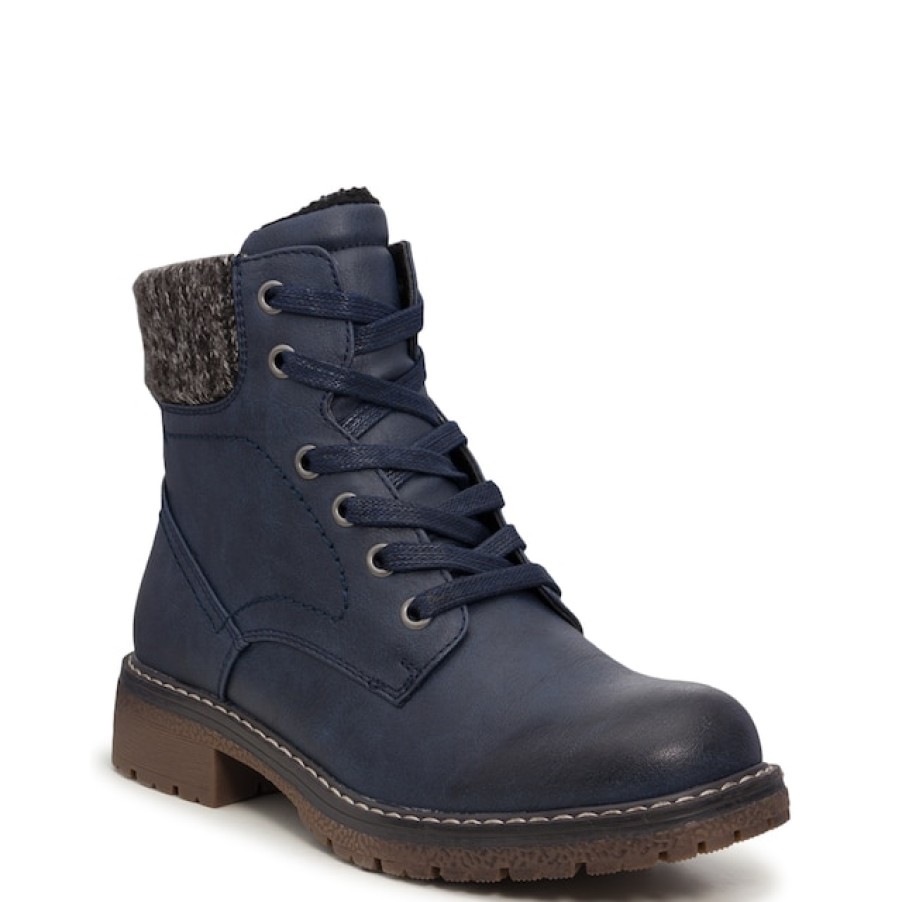 Women Elements Combat & Lace-Up Boots | Elements Women'S Erika Waterproof Winter Combat Bootie