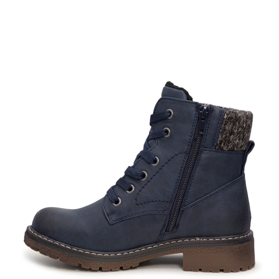 Women Elements Combat & Lace-Up Boots | Elements Women'S Erika Waterproof Winter Combat Bootie