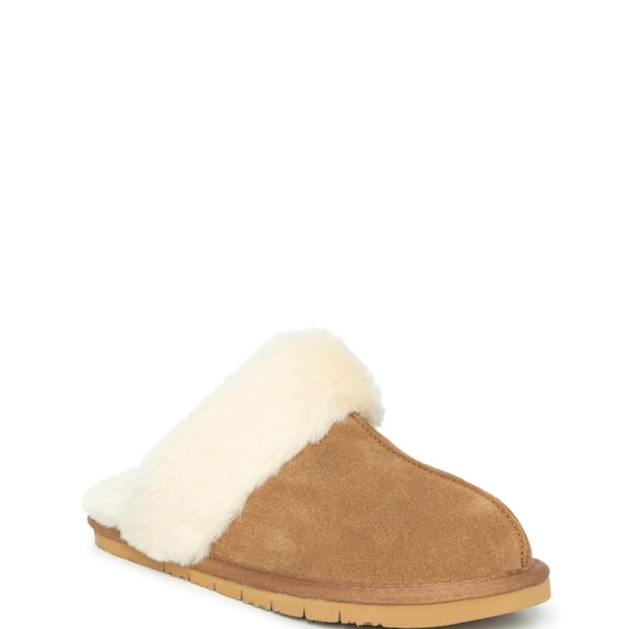 Women Crown Vintage Slippers | Crown Vintage Women'S Cushy Scuff Slipper