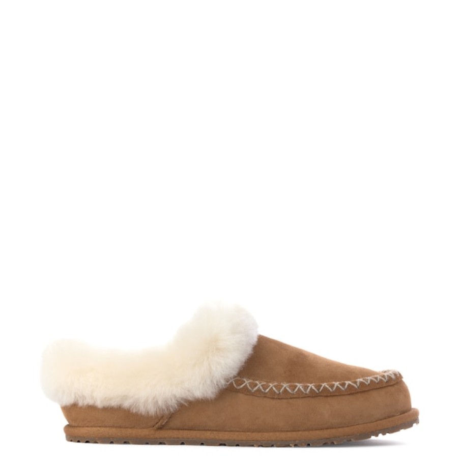 Women Manitobah Mukluks Slippers | Manitobah Mukluks Women'S Cabin Clog Moccasin Slipper