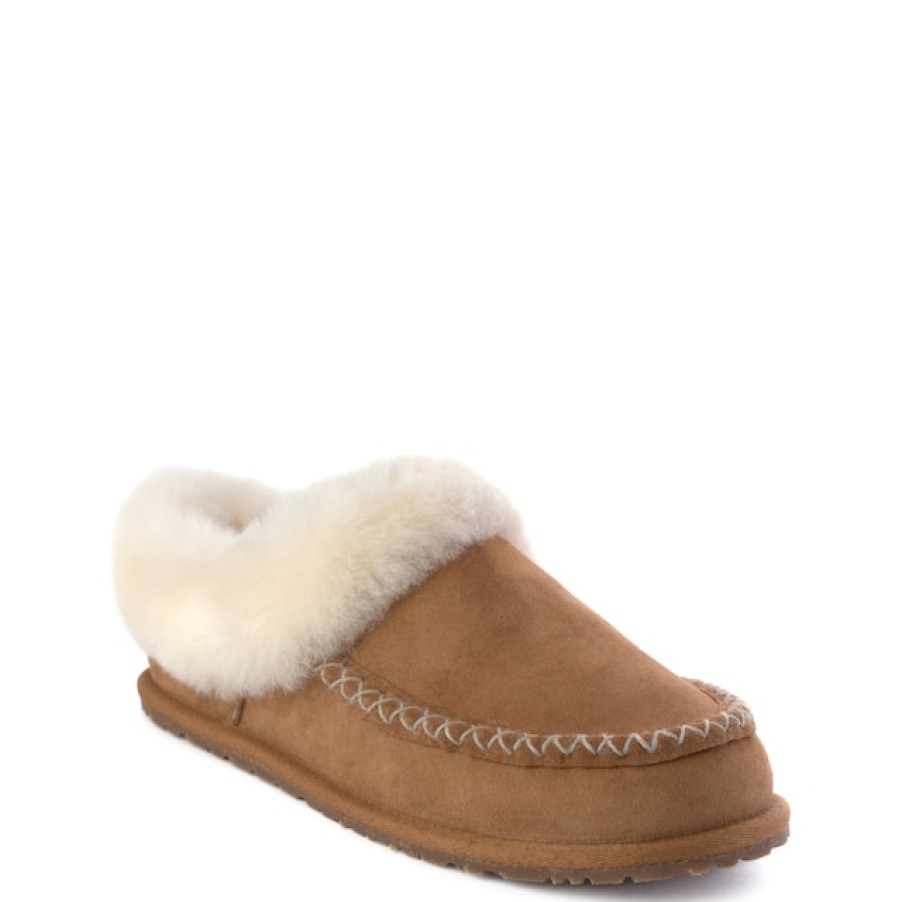 Women Manitobah Mukluks Slippers | Manitobah Mukluks Women'S Cabin Clog Moccasin Slipper