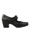 Women Clarks Uniform Shoes | Clarks Women'S Emslie Lulin Mary Jane Pump