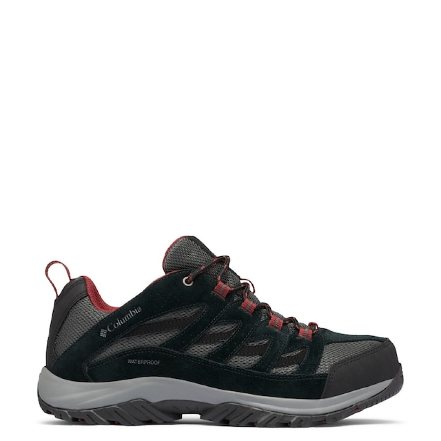 Men Columbia Hiking & Trail | Columbia Men'S Crestwood Waterproof Wide Width Trail Hiking Sneaker