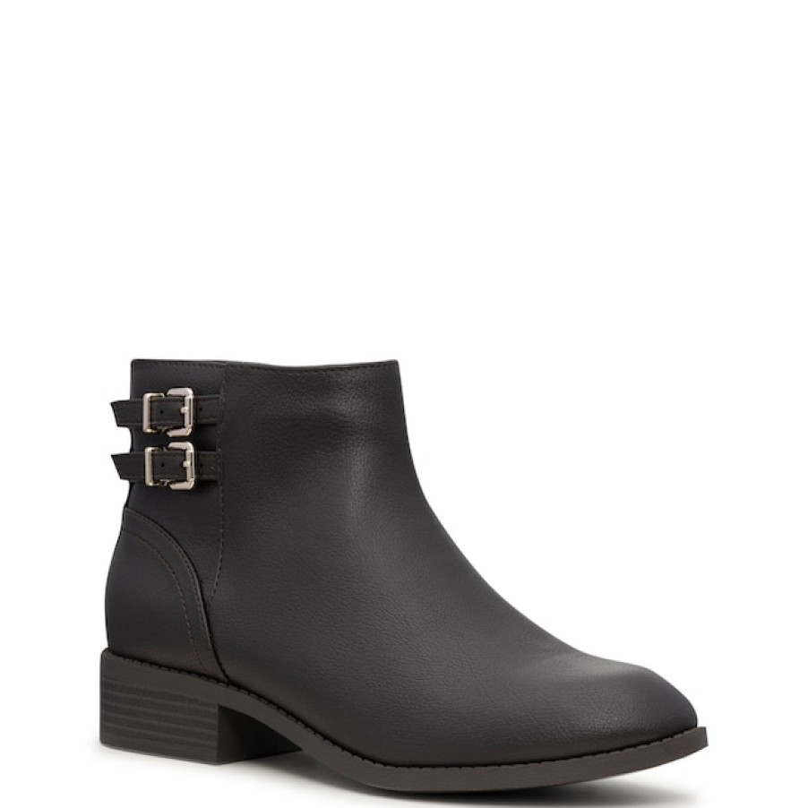 Women Kelly & Katie Ankle Boots & Booties | Kelly & Katie Flann Wide Ankle Bootie