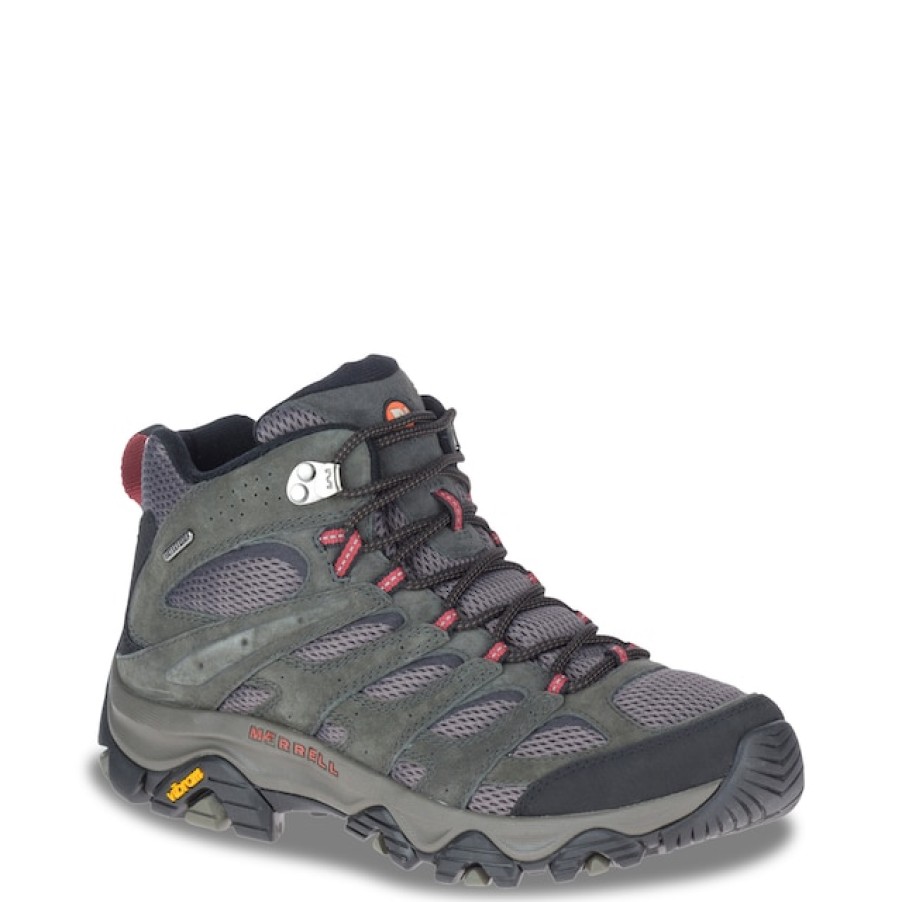 Men Merrell Hiking & Trail | Merrell Men'S Moab 3 Mid Wide Width Hiking Boot