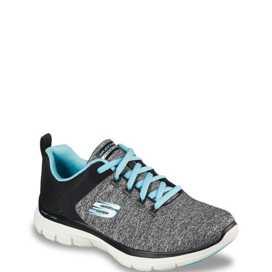 Women Skechers Sneakers & Athletic Shoes | Skechers Women'S Flex Appeal 4.0 Brilliant View Sneaker - Wide Width