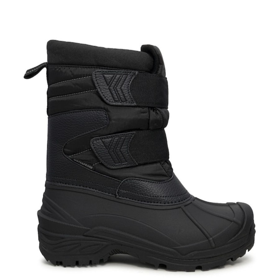 Men Elements Boots | Elements Men'S Waterproof Double Strap Winter Boot