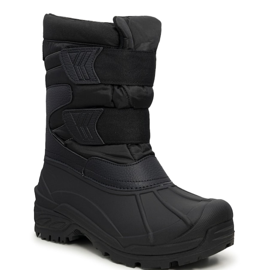 Men Elements Boots | Elements Men'S Waterproof Double Strap Winter Boot