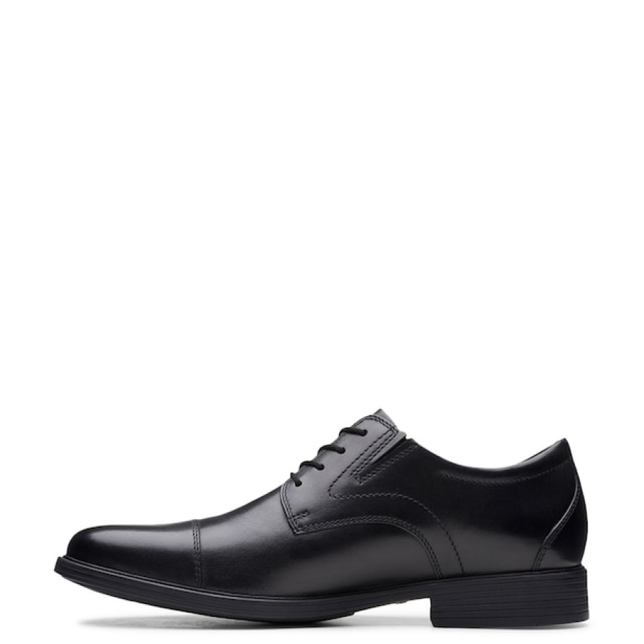 Men Clarks Dress Shoes | Clarks Men'S Whiddon Cap Wide Width Oxford