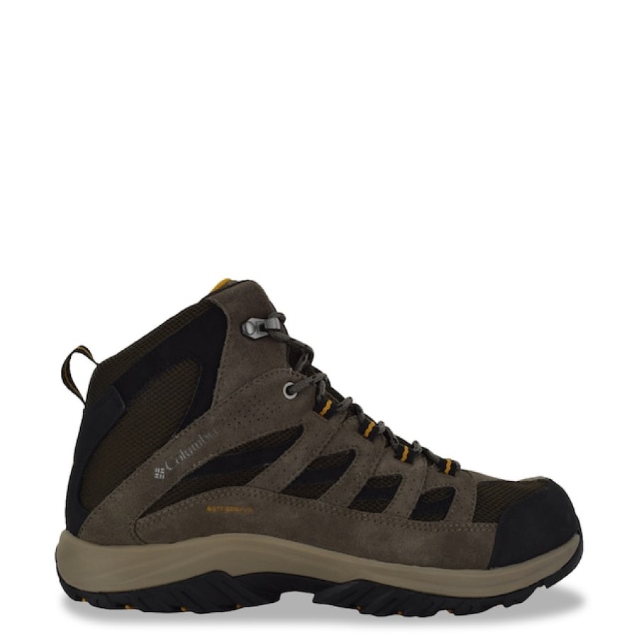 Men Columbia Hiking & Trail | Columbia Men'S Crestwood Mid Waterproof Hiking Boot - Wide Width