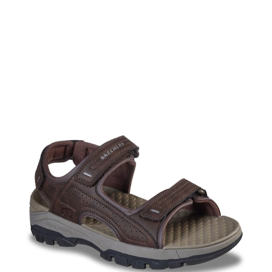 Men Skechers Sandals & Slides | Skechers Men'S Tresman Garo Sport Sandal