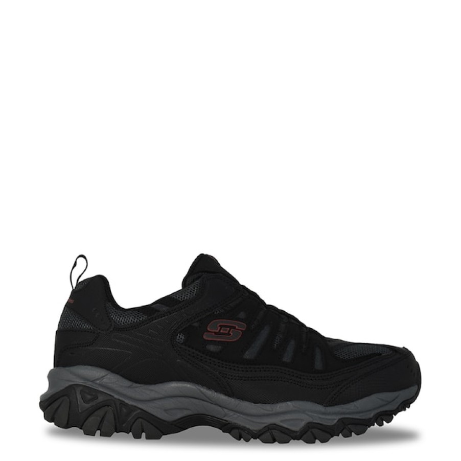 Men Skechers Hiking & Trail | Skechers Men'S After Burn M. Fit Sneaker - Extra Extra Wide Width