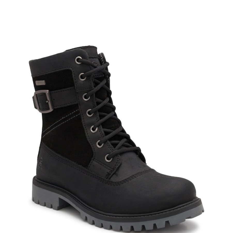 Women Kamik Leather Shoes | Kamik Women'S Rogue Mid Wide Width Metro Collection Waterproof Winter Boot