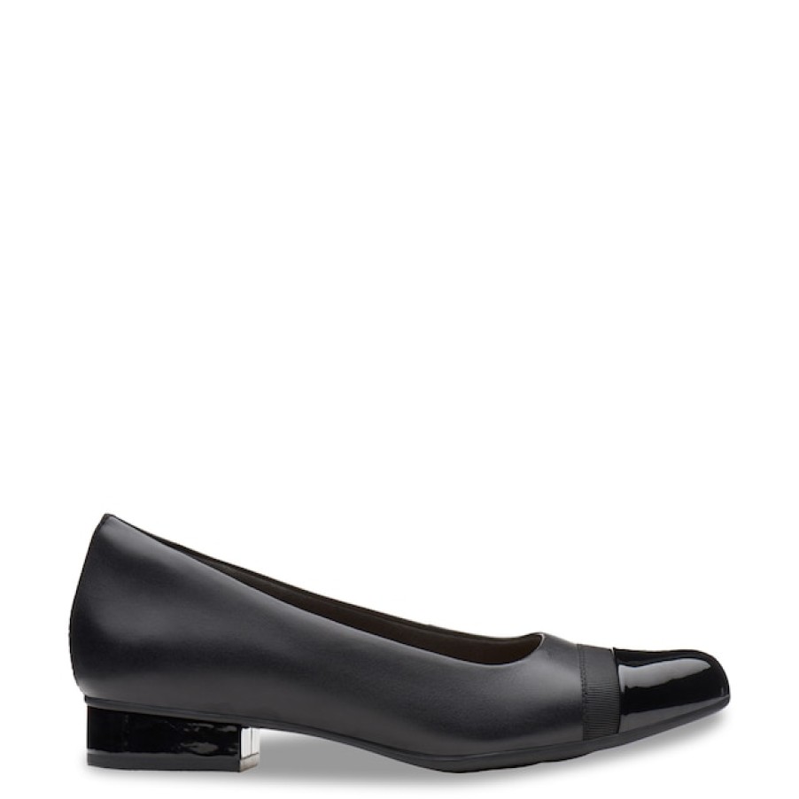 Women Clarks Uniform Shoes | Clarks Women'S Juliet Monte Wide Width Flat