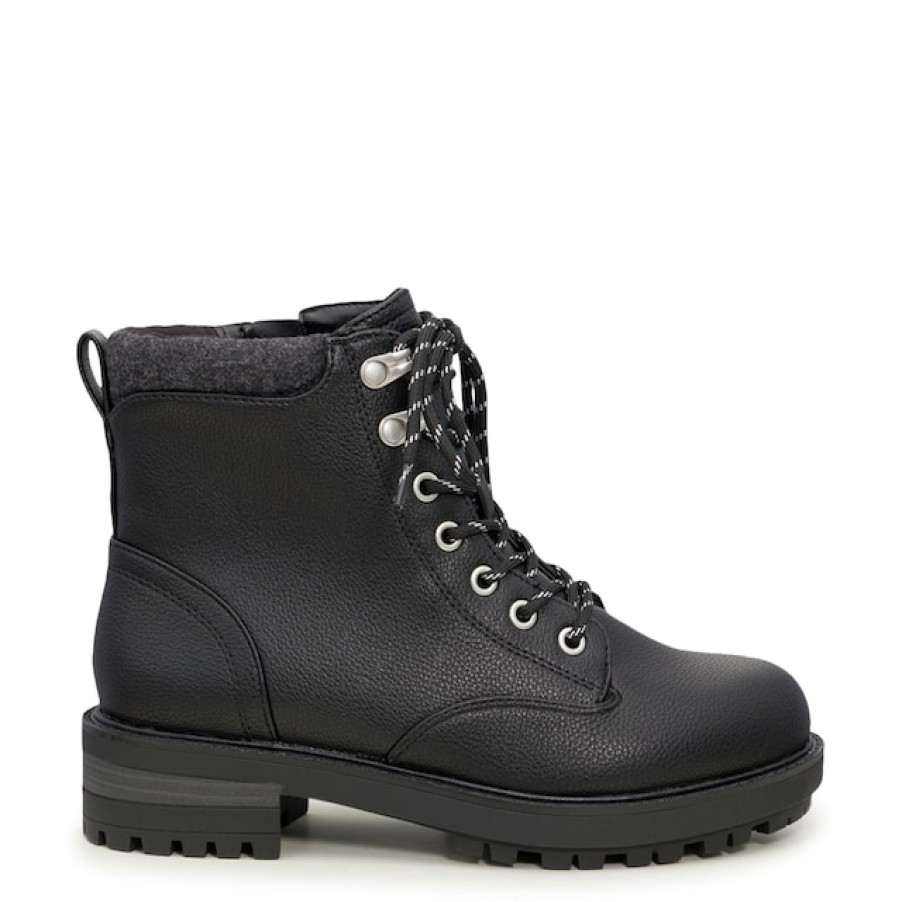 Women Kelly & Katie Combat & Lace-Up Boots | Kelly & Katie Women'S Tarwin Wide Width Combat Boot