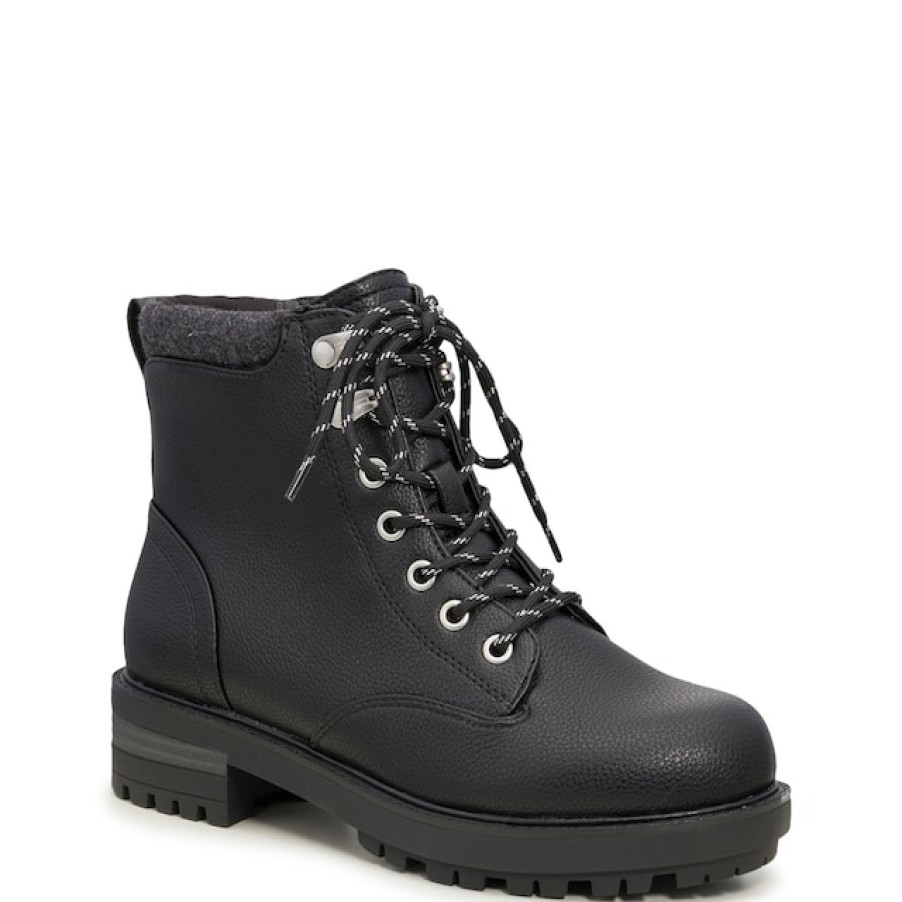 Women Kelly & Katie Combat & Lace-Up Boots | Kelly & Katie Women'S Tarwin Wide Width Combat Boot