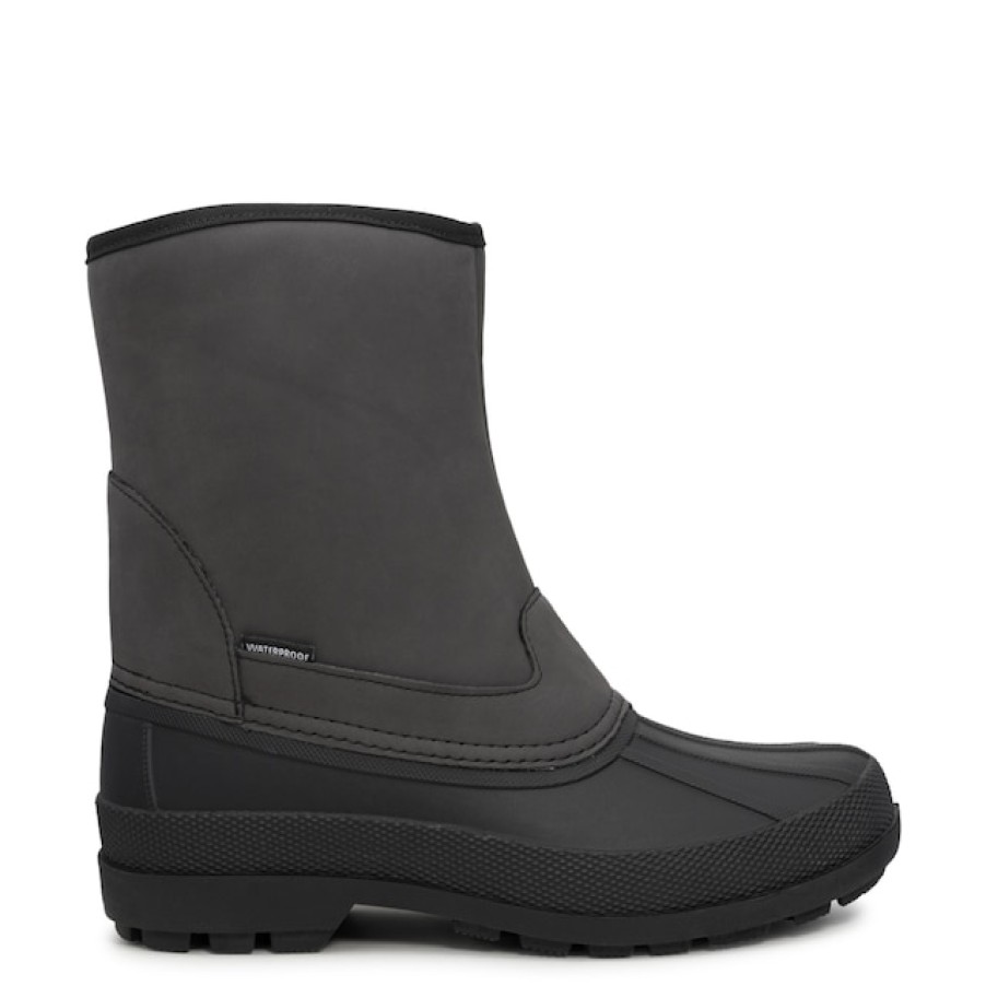 Men Elements Boots | Elements Men'S Side Zip Waterproof Winter Boot