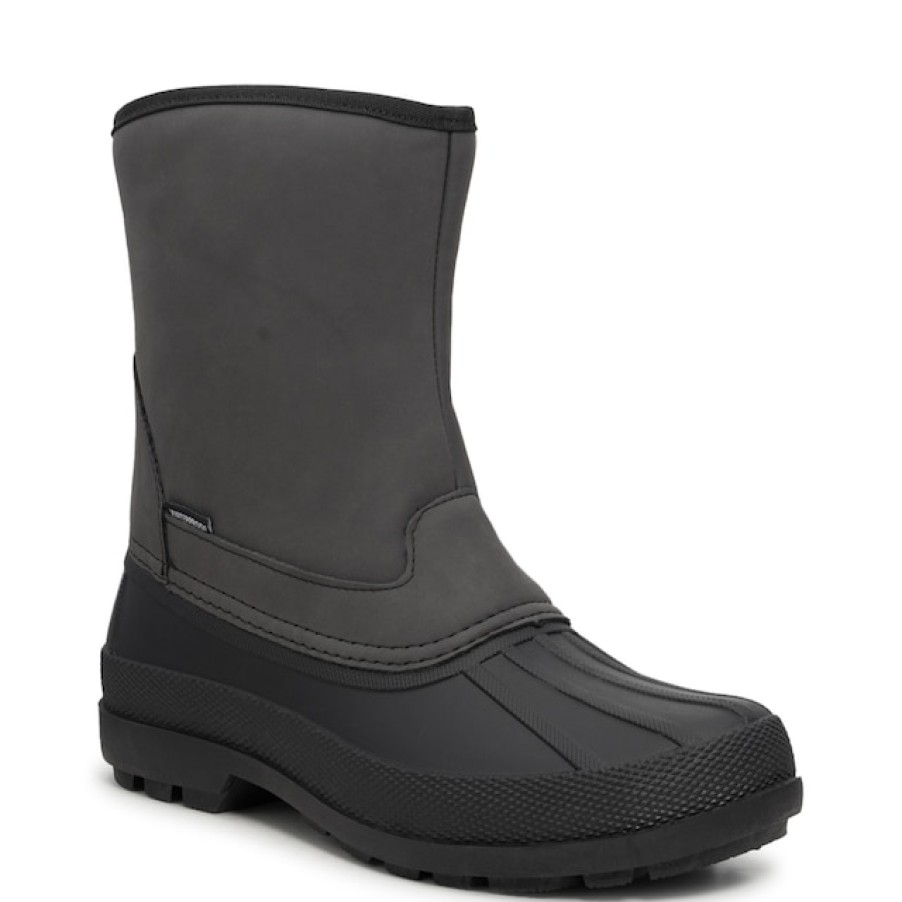 Men Elements Boots | Elements Men'S Side Zip Waterproof Winter Boot