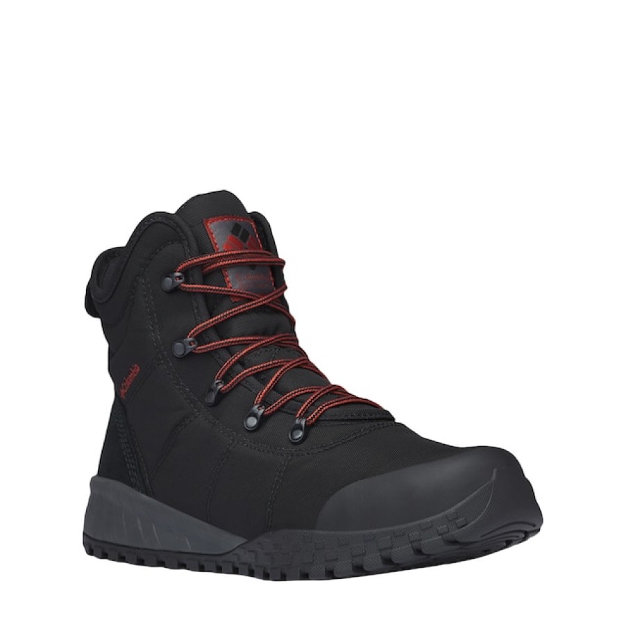 Men Columbia Boots | Columbia Men'S Waterproof Fairbanks Omni-Heat Width Width Winter Boot