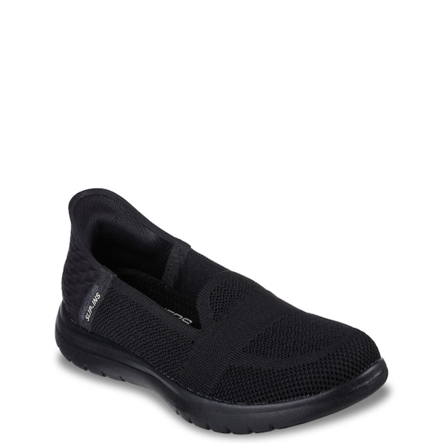 Women Skechers Flats, Loafers & Clogs | Skechers Women'S Hands Free Slip-Ins On-The-Go Flex Serene Slip-On