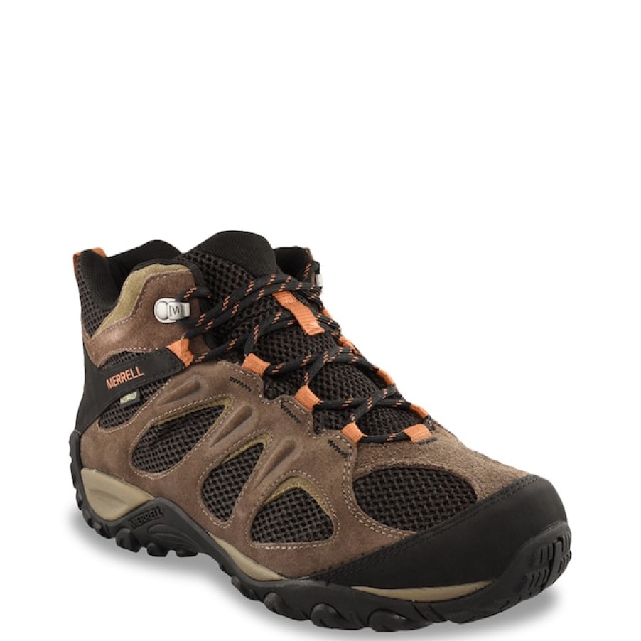 Men Merrell Hiking & Trail | Merrell Men'S Yokota 2 Mid Waterproof Hiking Boot - Wide Width