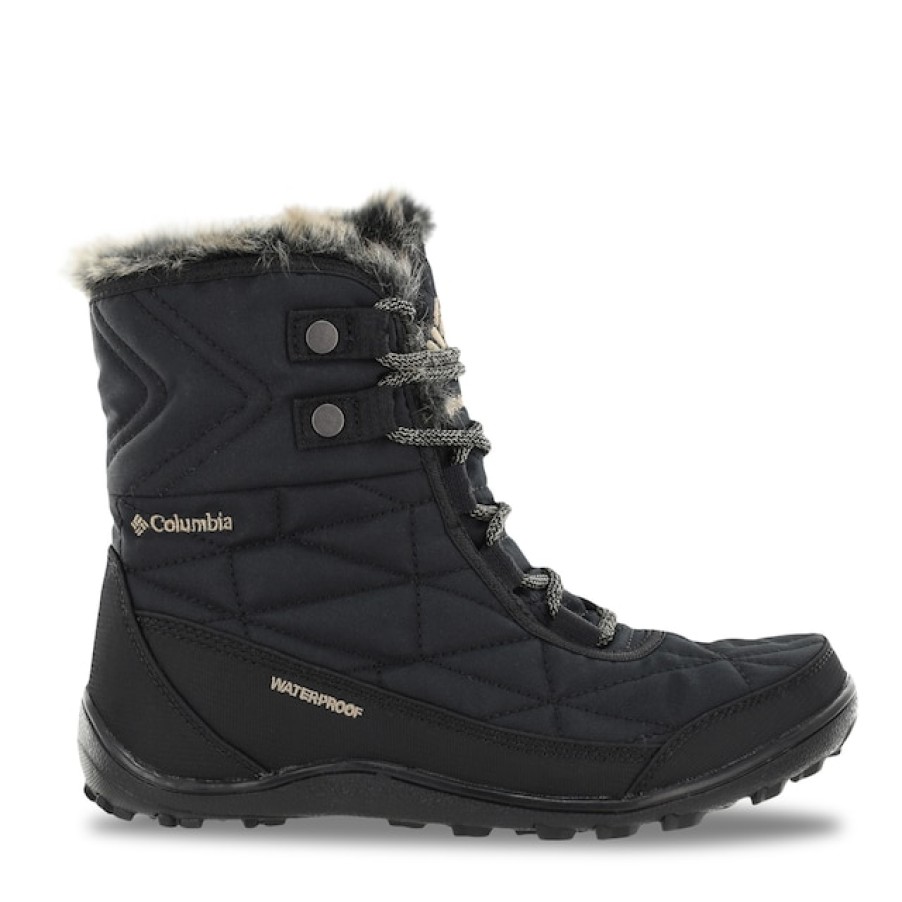 Women Columbia Boots & Booties | Columbia Women'S Mix Shorty Iii Waterproof Winter Wide Boot