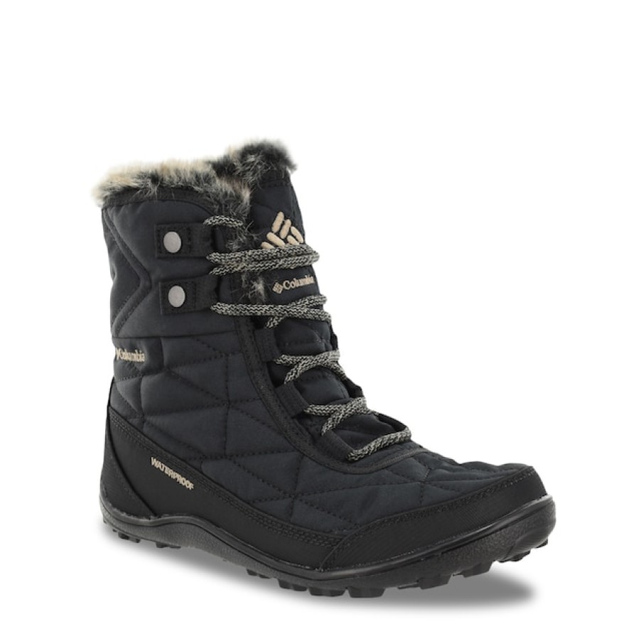 Women Columbia Boots & Booties | Columbia Women'S Mix Shorty Iii Waterproof Winter Wide Boot