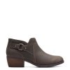 Women Clarks Leather Shoes | Clarks Women'S Charlten Grace Ankle Bootie