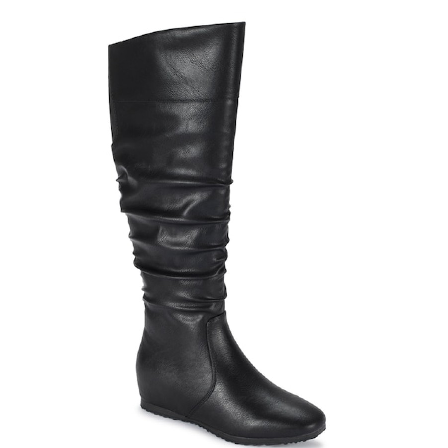 Women Baretraps Vegan-Friendly Shoes | Baretraps Salina Tall Wide Width Wide Calf Knee High Boot