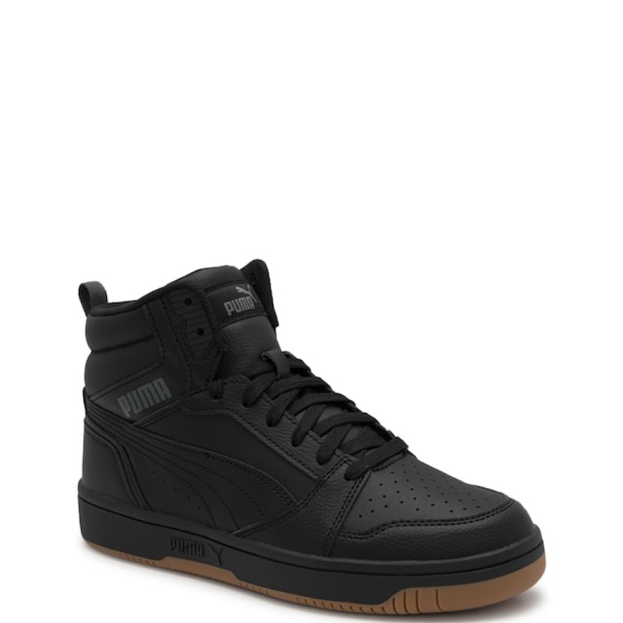 Men Puma Performance Sneakers | Puma Men'S Rebound Mid Basketball Shoe