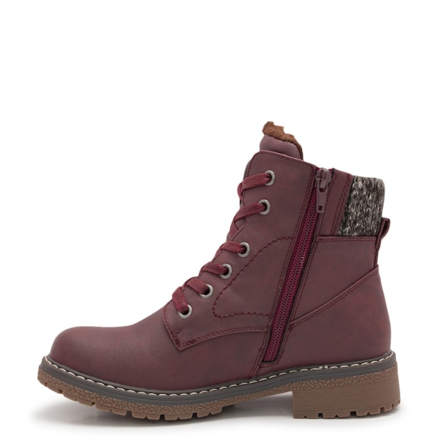 Women Elements Combat & Lace-Up Boots | Elements Women'S Erika Waterproof Winter Combat Bootie