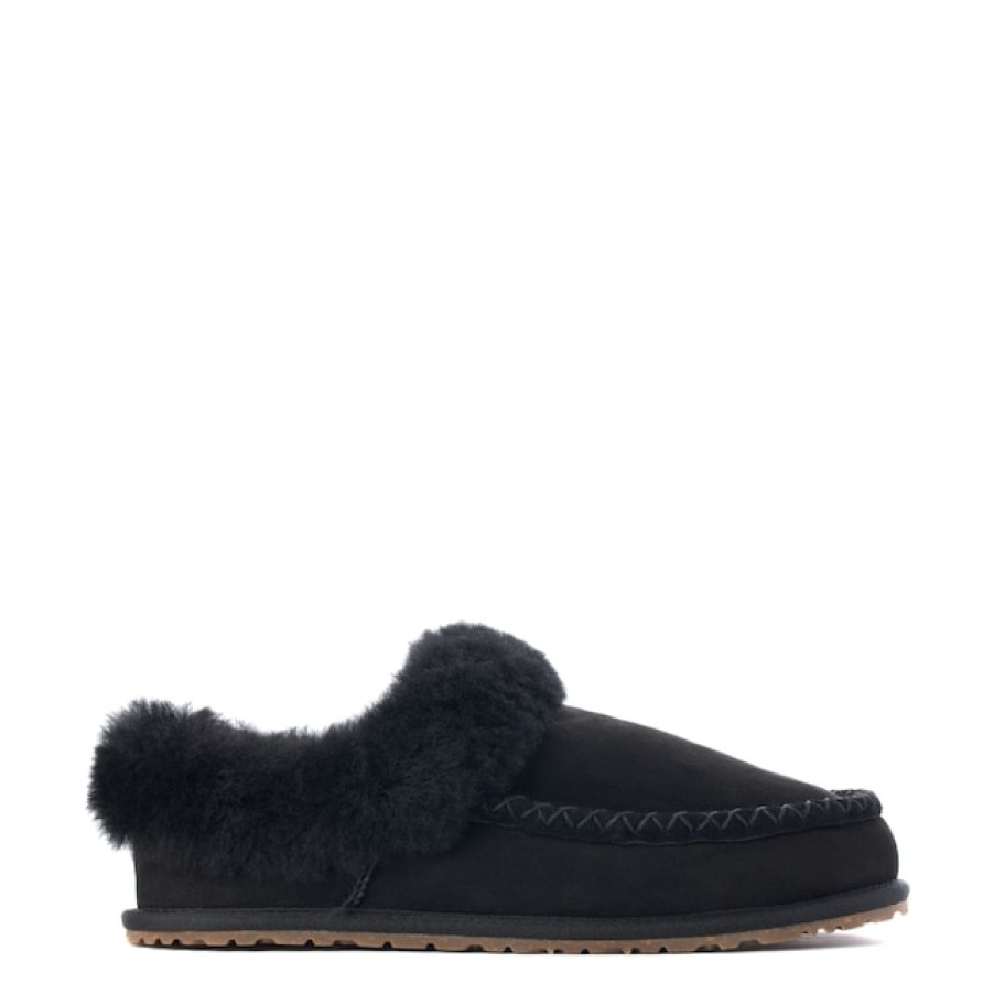 Women Manitobah Mukluks Slippers | Manitobah Mukluks Women'S Cabin Clog Moccasin Slipper