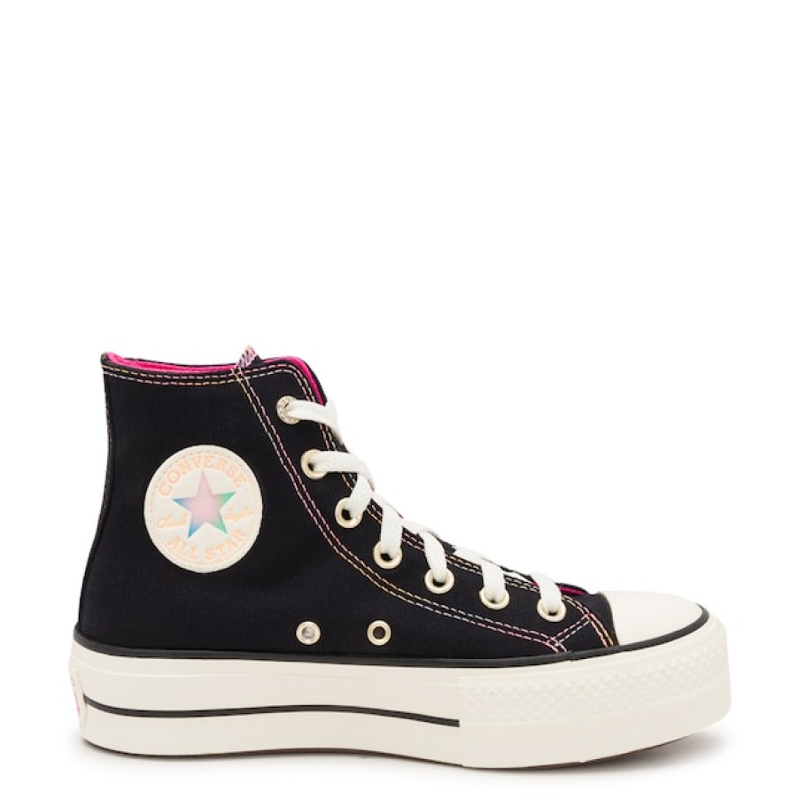 Women Converse Canvas Sneakers | Converse Women'S Chuck Taylor All Star Hi Lift Sneaker