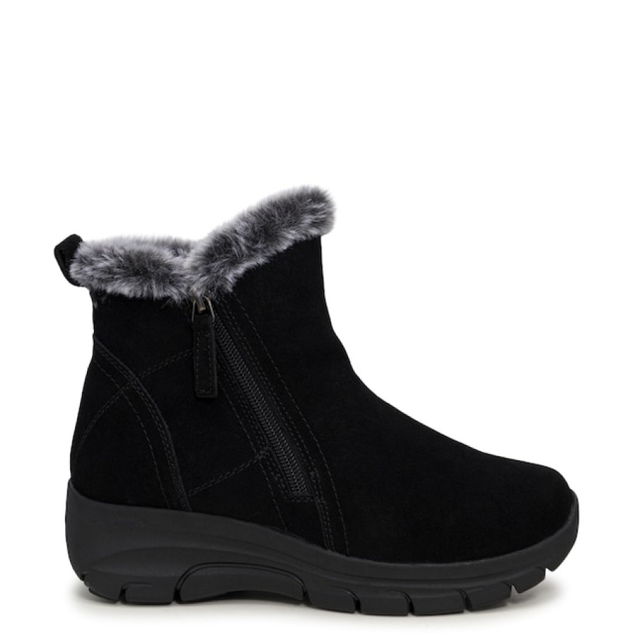 Women Elements Leather Shoes | Elements Women'S Waterproof Winter Ankle Boot