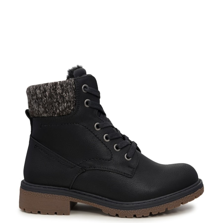 Women Elements Combat & Lace-Up Boots | Elements Women'S Erika Waterproof Winter Combat Bootie