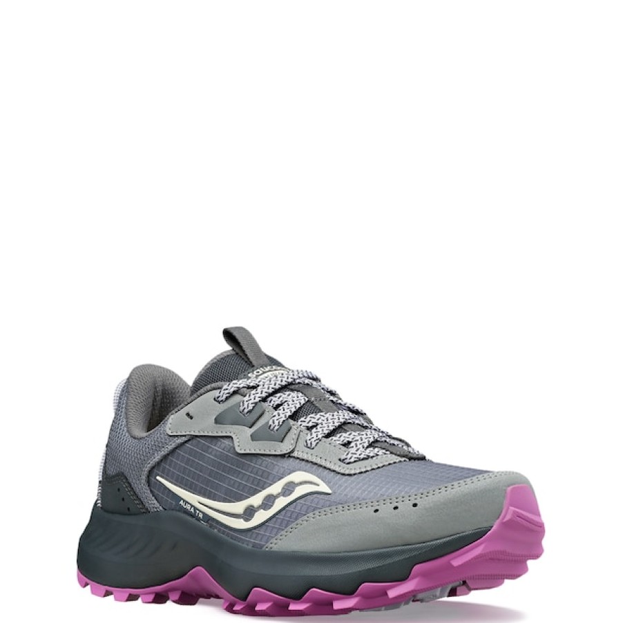 Women Saucony Vegan-Friendly Shoes | Saucony Women'S Aura Tr Wide Running Shoe